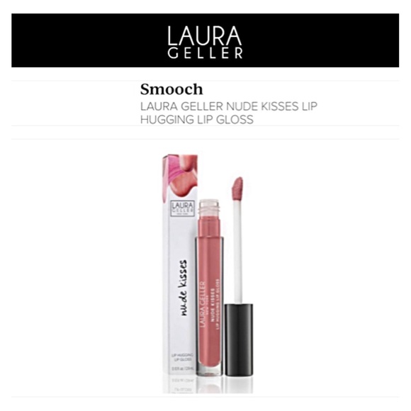 NIB LAURA GELLER NUDE KISSES LIP HUGGING LIP GLOSS in SMOOCH - Pale Rosey Pink - Picture 1 of 8
